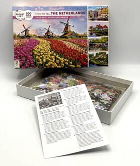 Hinkler Play 354537004347 Take Me To The Netherlands 500 Pc Bucket List Puzzle 100% Complete