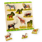 Imaginarium New Discovery Photo Real 8 Piece Peg Puzzle Safari Animals 803516627750
