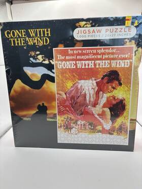 Import Images 780681929821 Wb Gone With The Wind Movie 1000 Pc Jigsaw Puzzle Factory Sealed