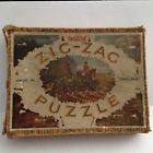 Intalok England Hamlet Antique Puzzle Zig Zag Box Evening Wood 100pc Rare