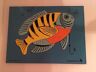 J506023 Judy Instructo Vintage Wooden Puzzle Fish Pieces