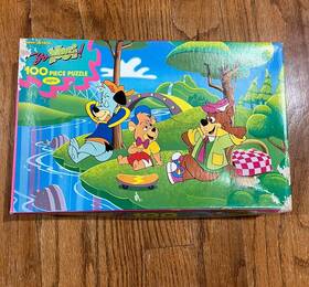 Jaymar 031716011547 Yo Yogi Hanna-barbera 100 Piece 18 Inch X 13 Puzzle By 1992 Bear 90s