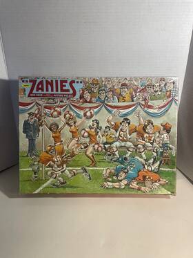 Jaymar 031716015347 Vtg Zanies 800 Piece Picture Puzzle Football And Cheerleaders