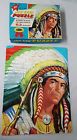Jr 63 1950s 15x11 Chief Piece Indian Jigsaw 302 Large Nice Puzzle Whitman Series