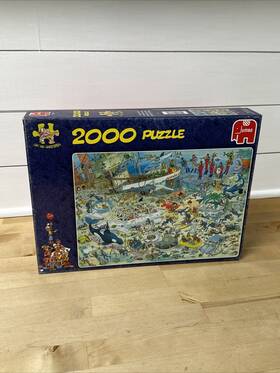 Jumbo 710126170793 Deep Sea Fun 17079 Complete Jigsaw Puzzle By Jan Van Haasteren 1000 Pieces