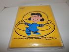 230-12 Jumping Vintage Wood Puzzle Lucy Shulz Playskool 1952 Pcs Rope Peanuts 11