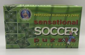 Lagoon Games 024247009126 Professor Mcbrainys Zany Sensational Soccer Vtg Puzzle 90s Rare