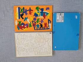 Lauri 700239021844 Vintage Foam Puzzle Playground 2184 Original Box 1995 Large 75 Pieces