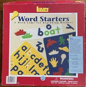 Lauri 700239023138 Inch Word Starters Game - 3 Crepe Puzzles Missing Cards