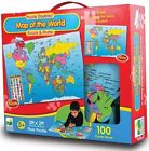 Le2001301a00131 The Learning Journey Puzzle Doubles Poster Series Map Of World
