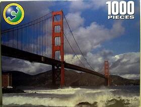 Leap Year Publishing 788958700417 1999 Golden Gate Bridge San Francisco California 1000 Pc 19 Inch X 26