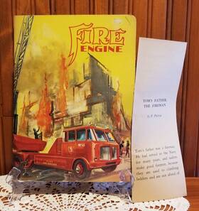 20405 Litor Publishers Ltd Vintage Fire Engine Model Puzzle Toms Father The Fireman