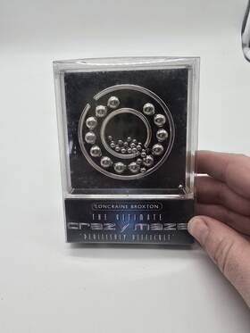 Loncraine Broxton 677666005276 Crazy Maze Metal Ball Bearings Brain Teaser Puzzle