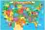 M10203 Masterpieces Puzzle Place First Map Of The Usa 100 Giant Pieces 705988102035