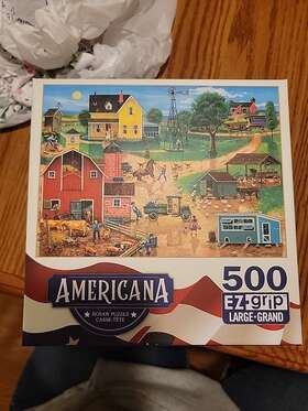 Masterpieces 705988320057 Americana - After The Chores 500 Piece Adult Jigsaw Puzzle