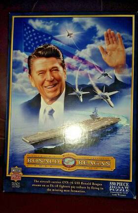 Masterpieces 705988605109 Master Pieces Ronald Reagan 550 Piece Puzzle 18 Inch X 24 2004 # 60510