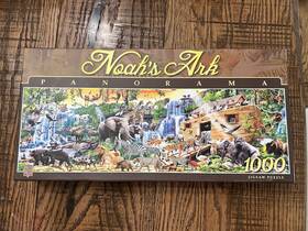 Masterpieces 705988721854 Panoramic Inspirational - Noahs Ark Animals 1000 Piece Puzzle