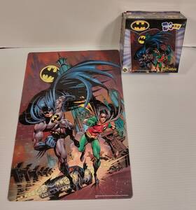 Mattel 027084037609 2003 Dc Batman And Robin Animated Jigsaw Puzzle 100 Pieces Complete B7540