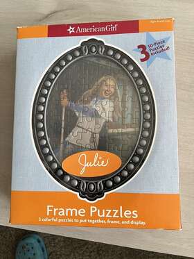 Mattel 027084557602 American Girl Julie Framed Puzzle