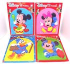 Mattel Lot Of 4 Vintage Arco Toys Walt Disney Plastic 3d Puzzles New In Package 026676065037
