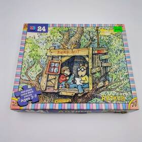 Mb 032244046513 Arthur Treehouse 24-piece Extra Thick Jigsaw Puzzle Kid-sized 1998 Complete