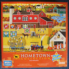Mega Brands Jigsaw Puzzle 1000 Pc Amish Harvest Halloween Pumpkins Hometown Collection 072348092009