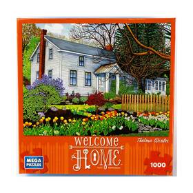 Mega Puzzles 072348380038 Puzzle Welcome Home - Back Creek Road Old Homestead 1000 Piec Nm