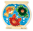 Melissa Doug Fish Bowl Jumbo Knob Puzzle 000772020565