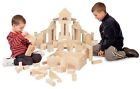 Melissa Doug Wooden Block Puzzle 60 Pc Standard Unit Shape Toy Play Set Deluxe 611906135088
