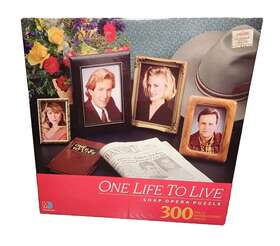 Milton Bradley 032244041600 One Life To Live 300 Piece Puzzle Vintage 1991 Soap Opera New Sealed