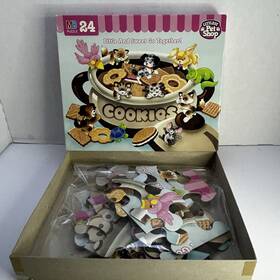 Milton Bradley 032244043796 Vtg 1993 Littlest Pet Shop 24 Large Piece Puzzle Complete