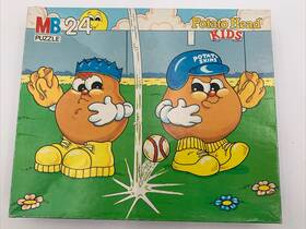 Milton Bradley 032244046827 Vtg Potato Head Kids 24 Piece Puzzle Complete With Box 1986