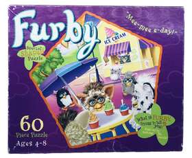 Milton Bradley 076930412459 Vintage 1999 Furby 60 Piece Jigsaw Puzzle