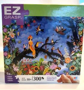 49428 Milton Bradley My Evening Garden Puzzle Ez Grasp - 300 Pieces 18 Inch X 24
