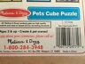Mnd3771 Melissa Doug New Kids Wooden Cube Puzzle Pets Puzzles