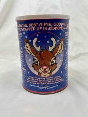 Montgomery Ward 408420110178 Vintage Wards Rudolph Christmas Puzzle 11x16 Inch Complete Can Reindeer
