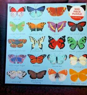 Mudpuppy 780735353237 New Butterflies Of North America 500 Piece Puzzle 2018 20 Inch X 8