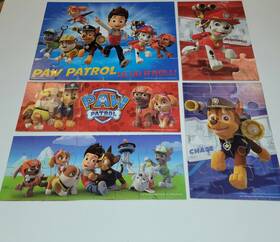 Nickelodeon 047754585933 Paw Patrol 5-pack Of Wood Jigsaw Puzzles For Families Kids Preschoolers Age 4