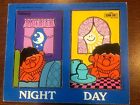 315-8 Night Day Tray Sesame Bert 1974 Playskool Wooden Puzzle Street Ernie