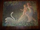 4017 No.4017 The Derby Picture Jig Puzzle Vintage Youth And Grace By Milton Bradley