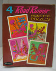 4792 No.4792 Whitman Vintage 4 Road Runner Frame-tray Puzzles 1969 Box Wile E Coyote