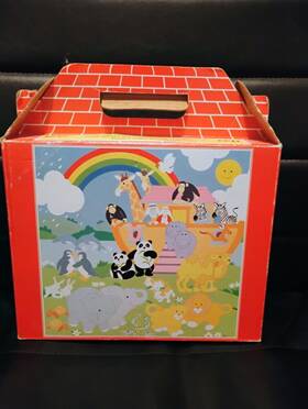 Oph 780570055815 Rare Vintage 199 Noahs Ark Floor Puzzle 26 Large Chunky Pieces For Kids Ages 1