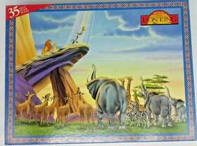 Parker Brothers 073000050436 Lion King 35 Piece Floor Puzzle Rare Complete