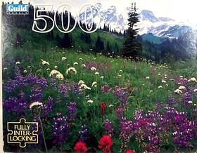 Parker Brothers Guild 072348205089 1996 Mount Rainier National Park Washington 500 13x19 Puzzle