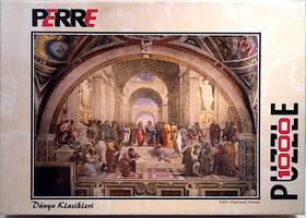 Perre 698543180048 Atina Okulu School Athens Raphael D Nya Klasikleri 1000 18x25 Scala Puzzle