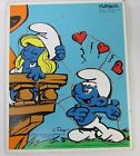 325-6 Peyo Frame Playskool Puzzle Romeo Tray Wood Smurfs Smurfette Complete