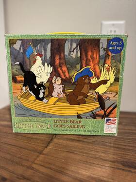 Playskool 010563002533 Maurice Sendak Little Bear 24 Pc Vintage Floor Puzzle Inch Goes Sailing