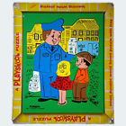 Playskool 18 Milkman Wooden 195-7 Box Pcs Tray Puzzle Original Vintage 1960