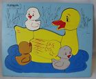 3172-4 Playskool Dumpty 175-2 Vintage Ducks Humpty Lot Ideal Picture Puzzle Tray