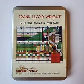 Pomegranate 717195239923 Frank Lloyd Wright Hillside Theater Curtain 100 Piece Puzzle 8 X 10